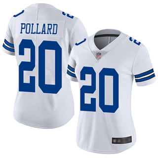 Women's Nike Dallas Cowboys #20 Tony Pollard White Vapor Untouchable Authentic Stitched NFL Jersey