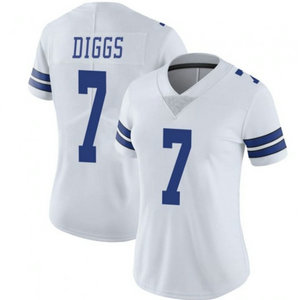 Women's Nike Dallas Cowboys #7 Trevon Diggs White Vapor Untouchable Authentic Stitched NFL Jerseys