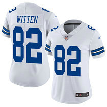 Women's Nike Dallas Cowboys #82 Jason Witten White Vapor Untouchable Authentic Stitched NFL Jersey