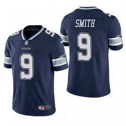 Women's Nike Dallas Cowboys #9 Jaylon Smith Blue Vapor Untouchable Authentic stitched NFL jersey
