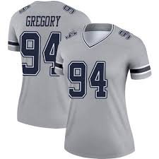 Women's Nike Dallas Cowboys #94 Randy Gregory Grey Inverted Legend Vapor Untouchable Authentic Stitched NFL Jersey