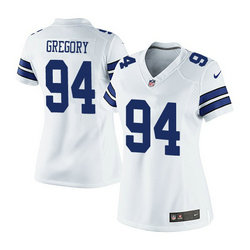 Women's Nike Dallas Cowboys #94 Randy Gregory White Vapor Untouchable Authentic Stitched NFL Jersey