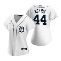 Women's Nike Detroit Tigers #44 Daniel Norris White Game Authentic Stitched MLB Jersey
