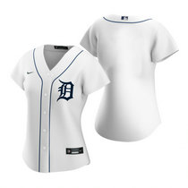 Women's Nike Detroit Tigers #Blank White Game Authentic Stitched MLB Jersey