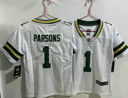Women's Nike Green Bay Packers #1 Micah Parsons Green Vapor Untouchable NFL Jerseys