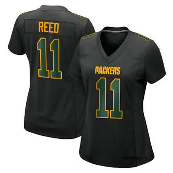 Women's Nike Green Bay Packers #11 Jayden Reed Black NFL jersey