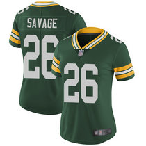 Women's Nike Green Bay Packers #26 Darnell Savage Jr Green Vapor Untouchable Authentic Stitched NFL Jersey