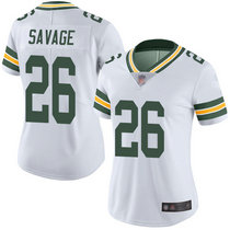 Women's Nike Green Bay Packers #26 Darnell Savage Jr White Vapor Untouchable Authentic Stitched NFL Jersey