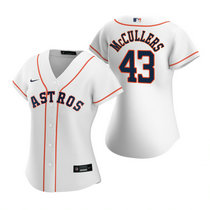Women's Nike Houston Astros #43 Lance McCullers White Game Authentic Stitched MLB Jersey