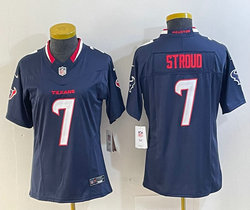 Women's Nike Houston Texans #7 C.J. Stroud Navy 3(III) NFL Jersey