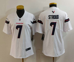 Women's Nike Houston Texans #7 C.J. Stroud White 2025 NFL Jersey