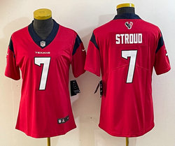 Women's Nike Houston Texans #7 C.J. Stroud Red Vapor Untouchable Authentic stitched NFL jersey