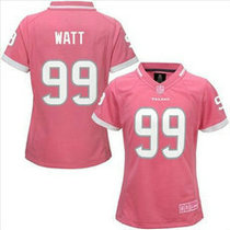 Women's Nike Houston Texans #99 J. J. Watt 2015 Pink Authentic Stitched NFL jersey