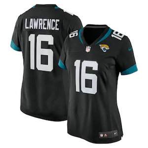 Women's Nike Jacksonville Jaguars #16 Trevor Lawrence Black 2021 NFL Draft Vapor Untouchable Limited Jersey.jpg