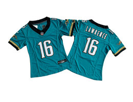 Women's Nike Jacksonville Jaguars #16 Trevor Lawrence Green Throwback F.U.S.E. Stitched Football Jersey