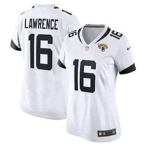 Women's Nike Jacksonville Jaguars #16 Trevor Lawrence White 2021 NFL Draft Vapor Untouchable Limited Jersey.jpg