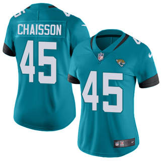 Women's Nike Jacksonville Jaguars #45 K'Lavon Chaisson Green Vapor Untouchable Authentic stitched NFL jersey
