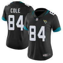 Women's Nike Jacksonville Jaguars #84 Keelan Cole Black Vapor Untouchable Authentic stitched NFL jersey