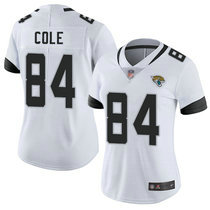 Women's Nike Jacksonville Jaguars #84 Keelan Cole White Vapor Untouchable Authentic stitched NFL jersey