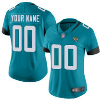 Women's Nike Jacksonville Jaguars Customized Green Limited Vapor Untouchable Authentic Stitched NFL Jerseys