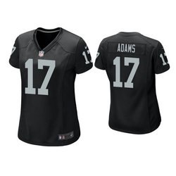 Women's Nike Las Vegas Raiders #17 Davante Adams Black Vapor Untouchable Authentic Stitched NFL Jersey