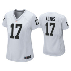 Women's Nike Las Vegas Raiders #17 Davante Adams White Vapor Untouchable Authentic Stitched NFL Jersey