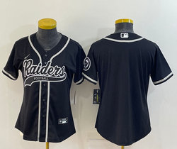 Women's Nike Las Vegas Raiders Black Joint Authentic Stitched baseball jersey