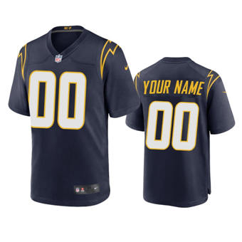 Women's Nike Los Angeles Chargers Customized Navy Vapor Untouchable Authentic Stitched NFL Jerseys