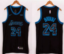 Custom Women's Nike Los Angeles Lakers #24 Kobe Bryant 2021 Black City Authentic Stitched NBA Jersey