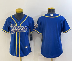 Women's Nike Los Angeles Rams Blank Royal Joint Authentic Stitched baseball jersey