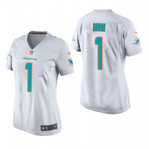 Women's Nike Miami Dolphins #1 Dad Green 2021 Mother's Day Authentic Stitched NFL Jersey