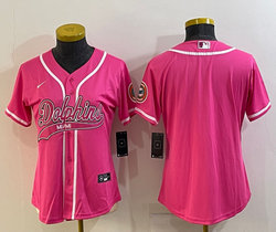 Women's Nike Miami Dolphins Pink Joint Authentic Stitched baseball jersey