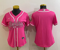 Women's Nike Miami Dolphins Pink Joint Authentic Stitched baseball jersey