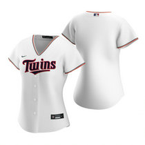 Women's Nike Minnesota Twins #Blank White Game Authentic Stitched MLB jersey