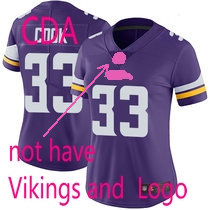Women's Nike Minnesota Vikings #33 Dalvin Cook Purple Vapor Untouchable Limited Authentic Stitched NFL Jersey