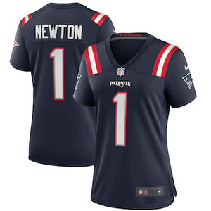 Women's Nike New England Patriots #1 Cam Newton 2020 Navy Blue Vapor Untouchable NFL Jersey