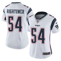 Women's Nike New England Patriots #54 Dont'a Hightower White Vapor Untouchable Authentic Stitched NFL Jersey