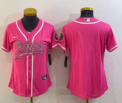Women's Nike New England Patriots Pink Joint Authentic Stitched baseball jersey