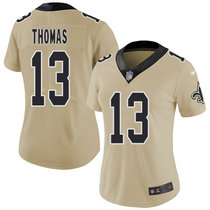 Women's Nike New Orleans Saints #13 Michael Thomas Inverted Legend Vapor Untouchable Authentic Stitched NFL jersey