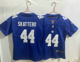 Women's Nike New York Giants #44 Cam Skattebo Blue NFL Jersey
