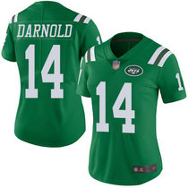 Women's Nike New York Jets #14 Sam Darnold Green Rush Authentic Stitched NFL Jersey