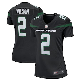 Women's Nike New York Jets #2 Zach Wilson Black 2021 NFL Draft Vapor Untouchable Limited Jersey