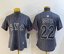 Women's Nike New York Mets #22 Juan Soto City Authentic Stitched MLB Jersey