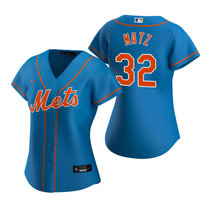 Women's Nike New York Mets #32 Steven Matz Royal Game Authentic Stitched MLB Jersey