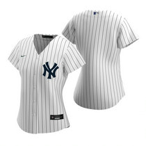 Women's Nike New York Yankees #Blank White Game Authentic Stitched MLB Jersey