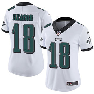 Women's Nike Philadelphia Eagles #18 Jalen Reagor White Vapor Untouchable NFL Jersey