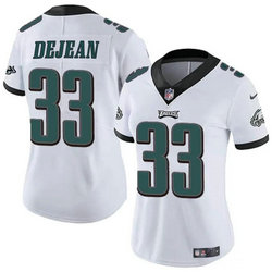 Women's Nike Philadelphia Eagles #33 Cooper DeJean White 2024 Draft Vapor Untouchable Football Jersey