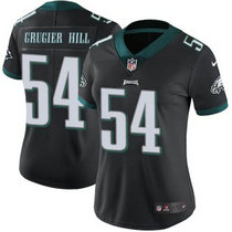 Women's Nike Philadelphia Eagles #54 Kamu Grugier-Hill Black Vapor Untouchable Limited Authentic Stitched NFL Jersey