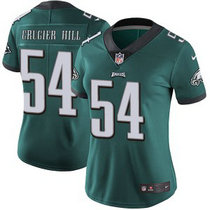Women's Nike Philadelphia Eagles #54 Kamu Grugier-Hill Green Vapor Untouchable Limited Authentic Stitched NFL Jersey