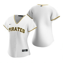 Women's Nike Pittsburgh Pirates #Blank White Game Authentic Stitched MLB Jersey